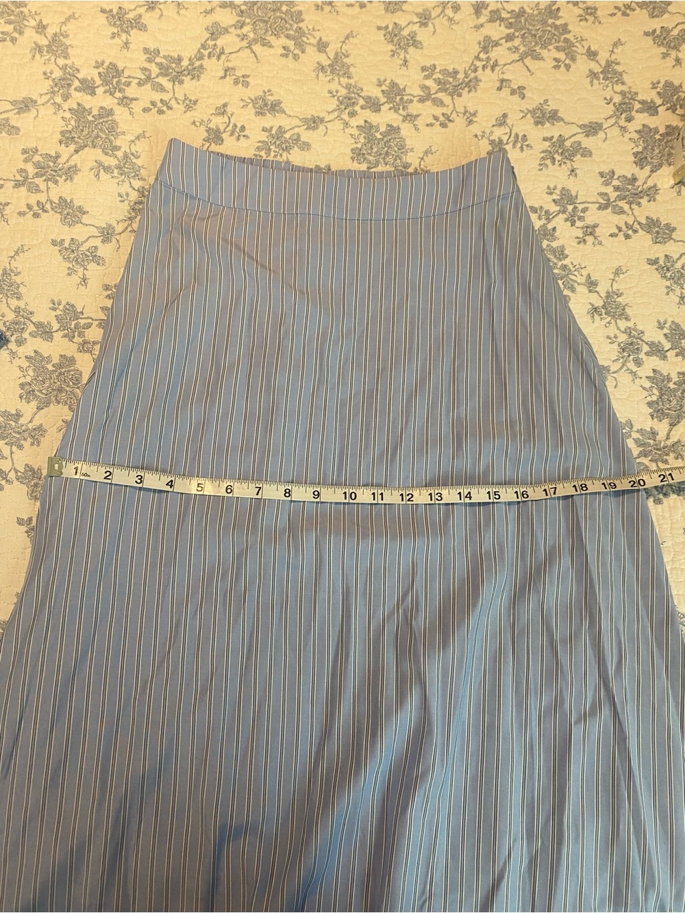 Tuckernuck Ava Jacket and Matching Evelyn Skirt Cornflower Blue Striped Size S - Picture 11 of 12